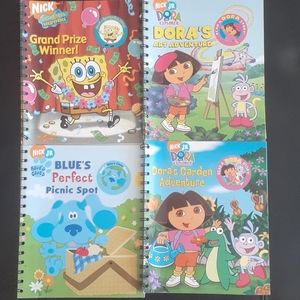 Nickelodeon books with the player